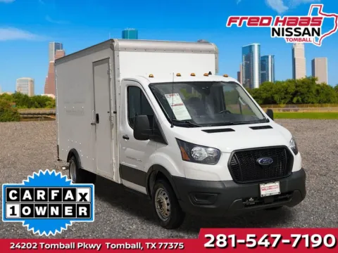 White 2022 Ford Transit-350 Box Truck DRW for sale in Tomball, TX