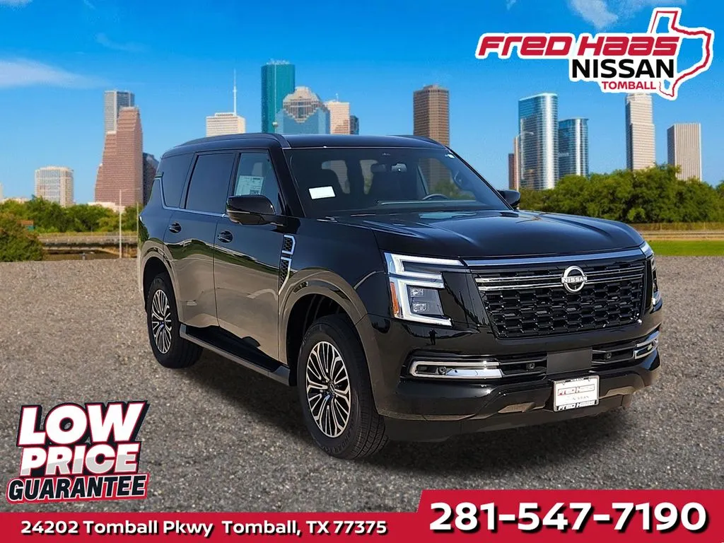 Black 2026 Nissan Armada SL for sale in Tomball, TX