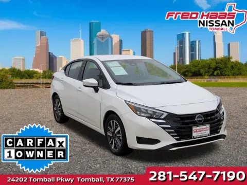 White 2025 Nissan Versa 1.6 SV for sale in Tomball, TX