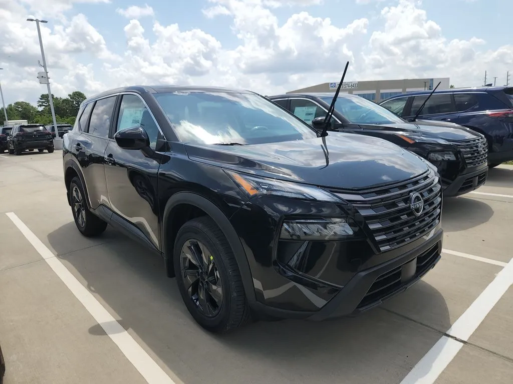 Black 2026 Nissan Rogue SV for sale in Tomball, TX