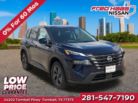 Blue 2026 Nissan Rogue SV for sale in Tomball, TX