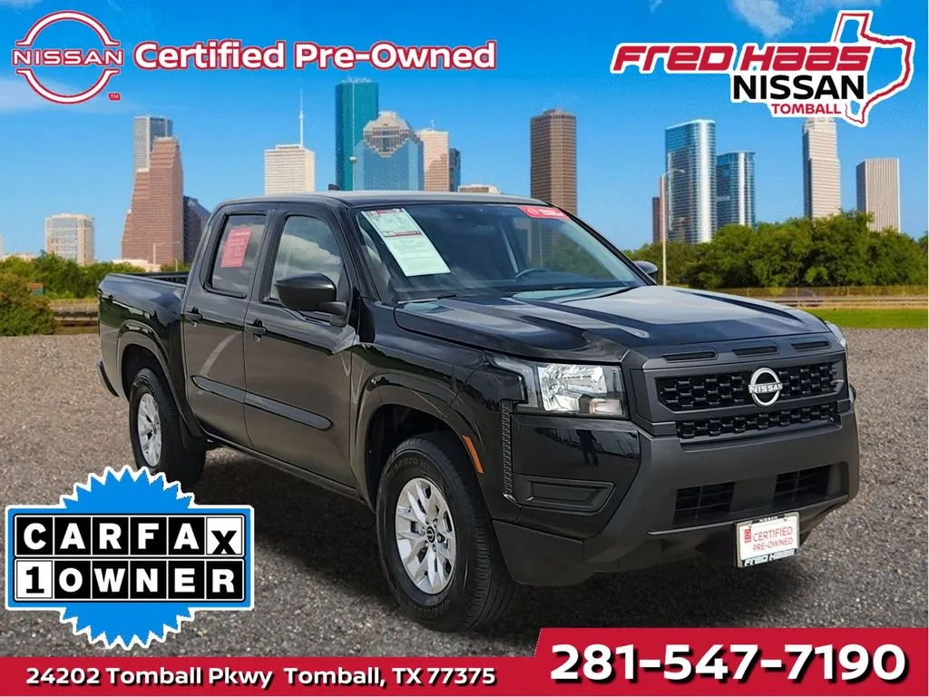 Black 2025 Nissan Frontier S for sale in Tomball, TX