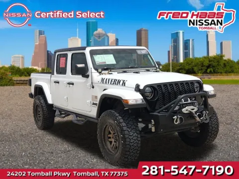 White 2022 Jeep Gladiator Willys for sale in Tomball, TX
