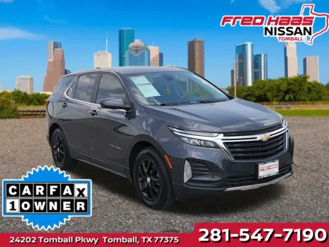 Gray 2022 Chevrolet Equinox LT for sale in Tomball, TX