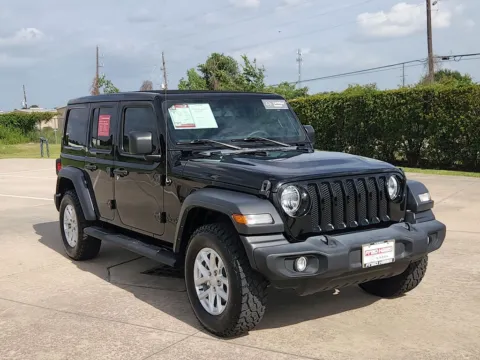 Another view of 2023 Jeep Wrangler Sport S for sale in Tomball, TX at Fred Haas Nissan