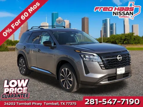 Gray 2026 Nissan Pathfinder Platinum for sale in Tomball, TX