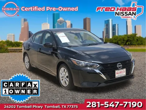 Black 2025 Nissan Sentra S for sale in Tomball, TX