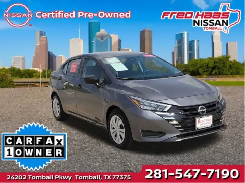 Gray 2025 Nissan Versa 1.6 S for sale in Tomball, TX