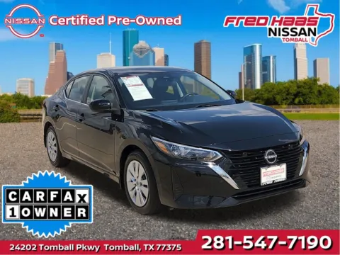 Black 2025 Nissan Sentra S for sale in Tomball, TX