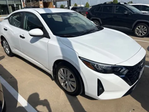 White 2025 Nissan Sentra S for sale in Tomball, TX