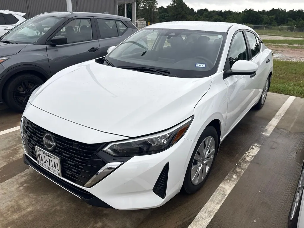 White 2025 Nissan Sentra S for sale in Tomball, TX