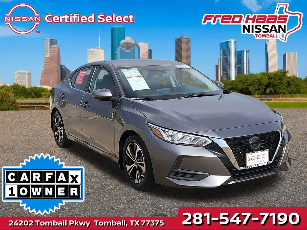 Gray 2023 Nissan Sentra SV for sale in Tomball, TX