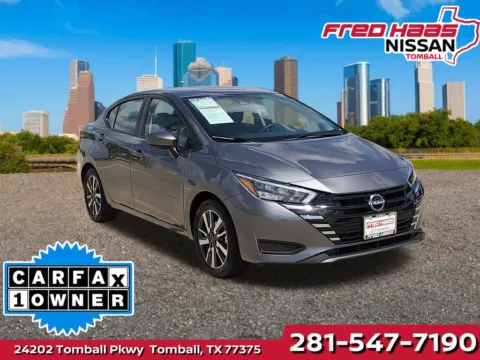 Gray 2025 Nissan Versa 1.6 SV for sale in Tomball, TX