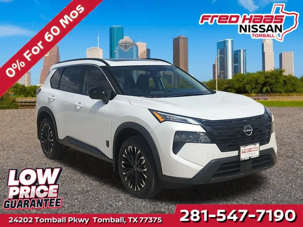 White 2026 Nissan Rogue Dark Armor for sale in Tomball, TX