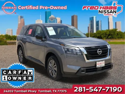 Gray 2025 Nissan Pathfinder S for sale in Tomball, TX