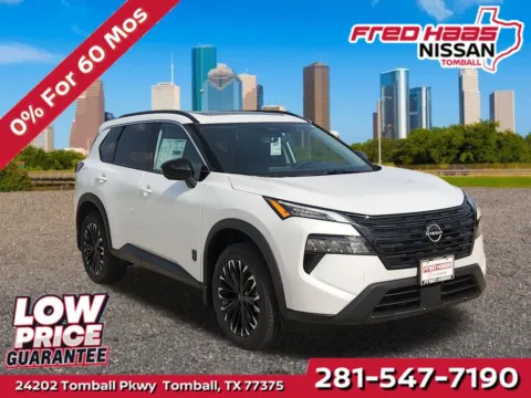 White 2026 Nissan Rogue Dark Armor for sale in Tomball, TX