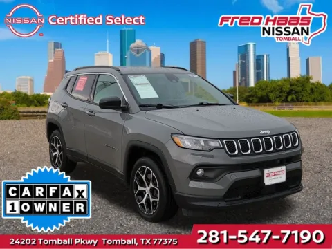 Gray 2024 Jeep Compass Latitude for sale in Tomball, TX