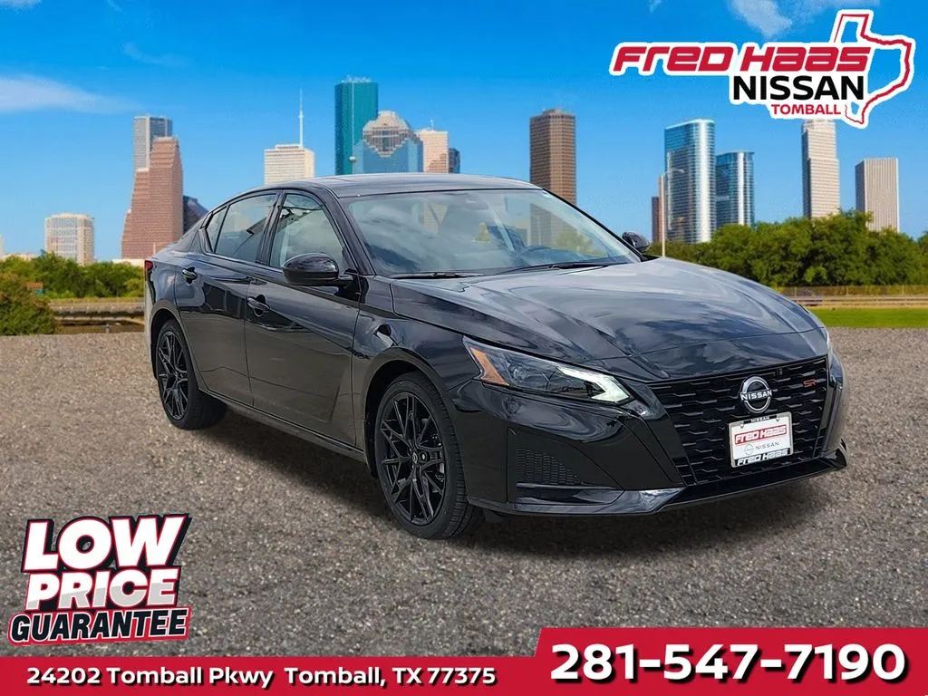 Black 2026 Nissan Altima 2.5 SR for sale in Tomball, TX