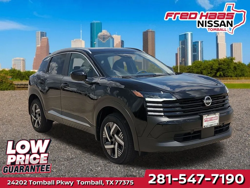 Black 2026 Nissan Kicks SV for sale in Tomball, TX