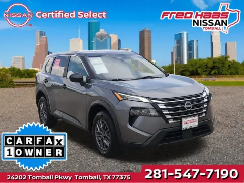 Gray 2024 Nissan Rogue S for sale in Tomball, TX