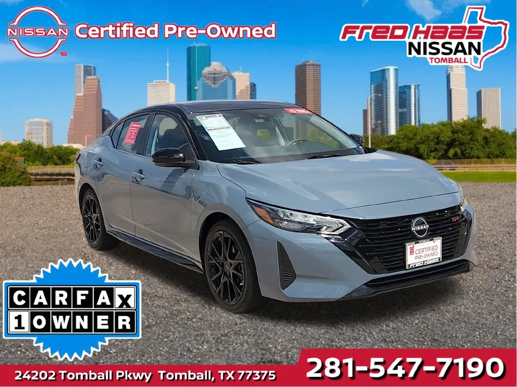 Gray 2025 Nissan Sentra SR Midnight Edition for sale in Tomball, TX
