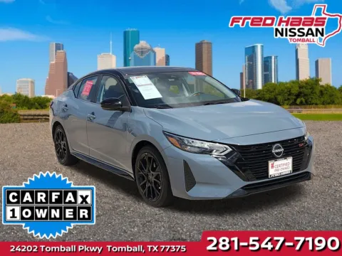 Gray 2025 Nissan Sentra SR Midnight Edition for sale in Tomball, TX