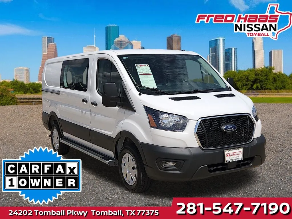 White 2025 Ford Transit-250 3Door Cargo Van for sale in Tomball, TX