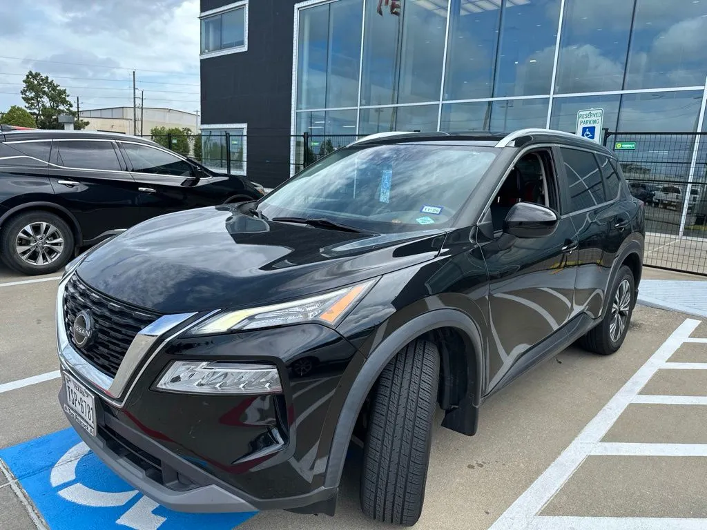 Black 2023 Nissan Rogue SV Premium Package for sale in Tomball, TX