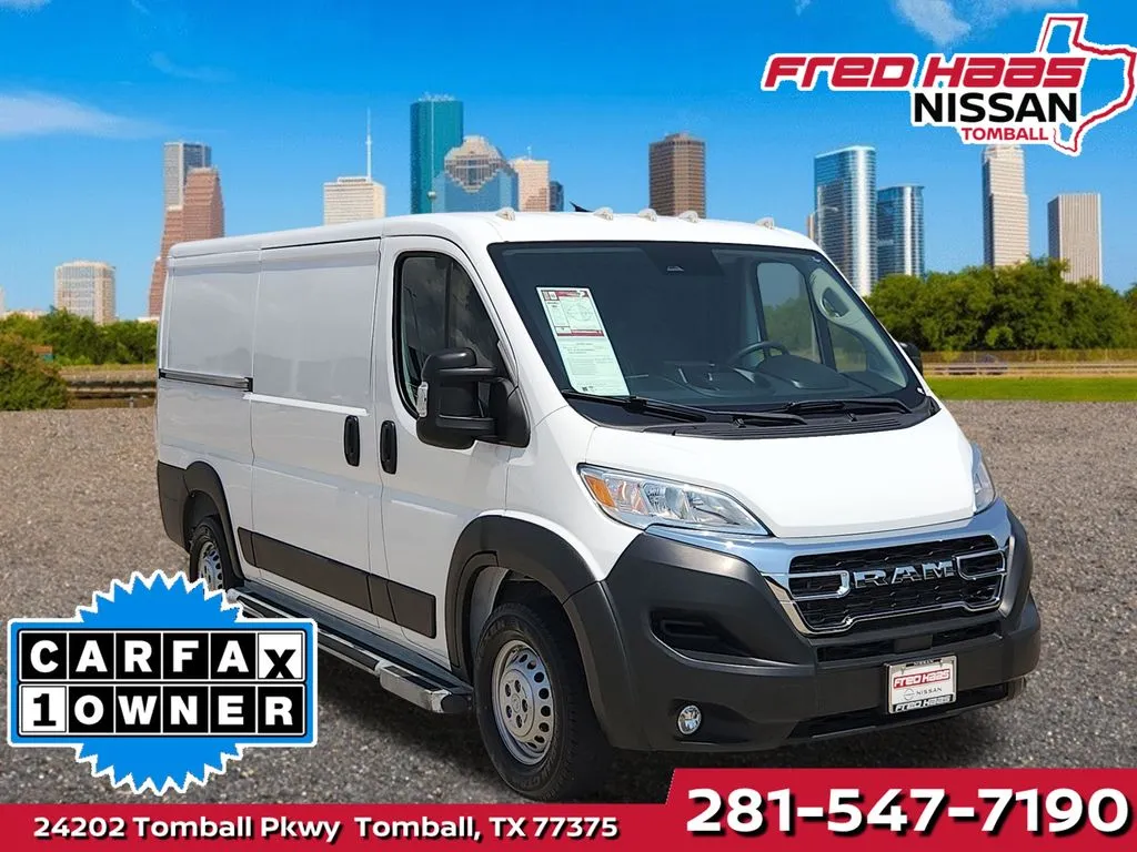 White 2025 Ram ProMaster 2500 Cargo Van for sale in Tomball, TX