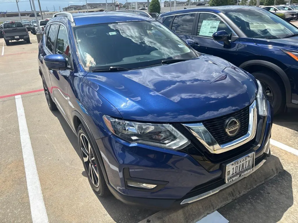 Blue 2020 Nissan Rogue SL for sale in Tomball, TX