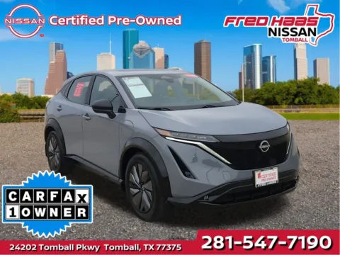 Gray 2024 Nissan Ariya EVOLVE+ e-4ORCE for sale in Tomball, TX
