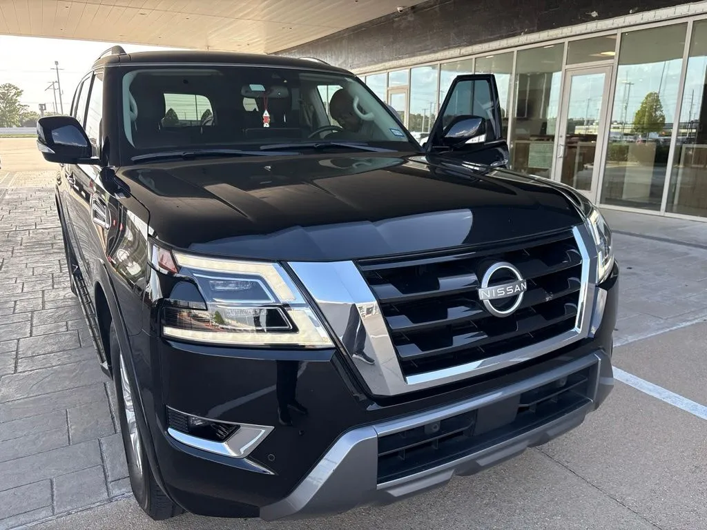 Black 2023 Nissan Armada SV for sale in Tomball, TX