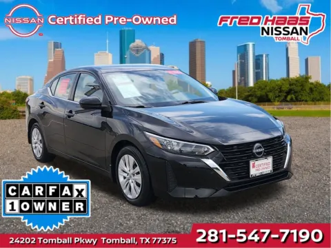 Black 2025 Nissan Sentra S for sale in Tomball, TX