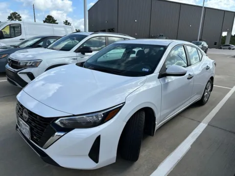 White 2025 Nissan Sentra S for sale in Tomball, TX