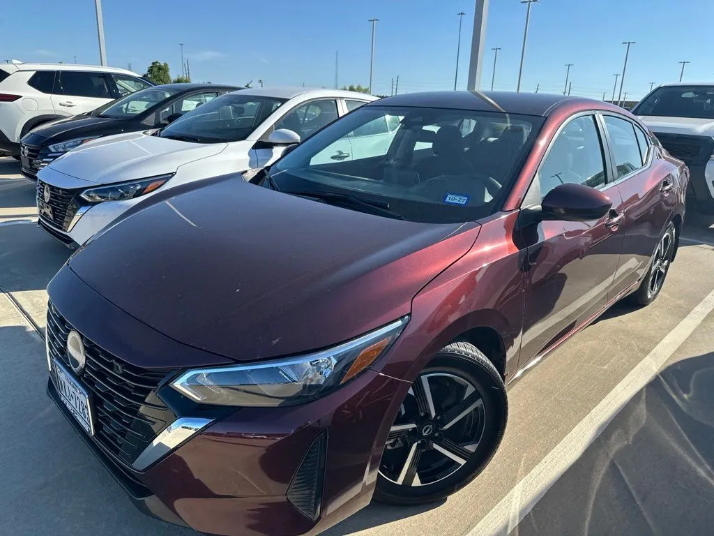 Red 2025 Nissan Sentra SV for sale in Tomball, TX