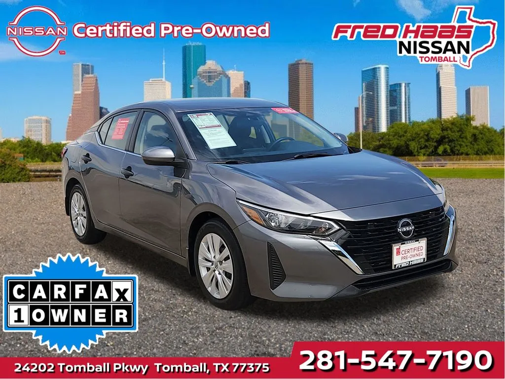 Gray 2025 Nissan Sentra S for sale in Tomball, TX