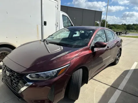 Red 2025 Nissan Sentra SV for sale in Tomball, TX