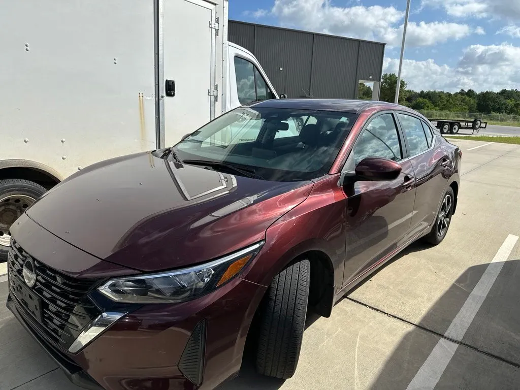 Red 2025 Nissan Sentra SV for sale in Tomball, TX