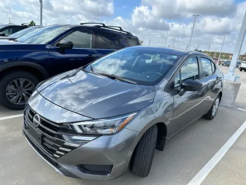 Gray 2025 Nissan Versa 1.6 S for sale in Tomball, TX