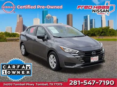 Gray 2025 Nissan Versa 1.6 S for sale in Tomball, TX