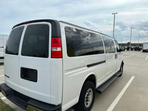 Photos of 2025 Chevrolet Express 3500 LT 15 Passenger for sale in Tomball, TX at Fred Haas Nissan