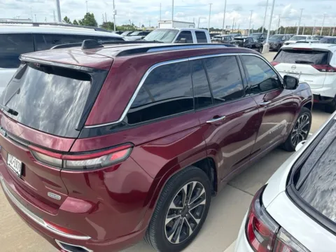 Red 2023 Jeep Grand Cherokee Overland 4xe Luxury Tech IV Pro Tech III Rear Dvd Pkg for sale in Tomball, TX