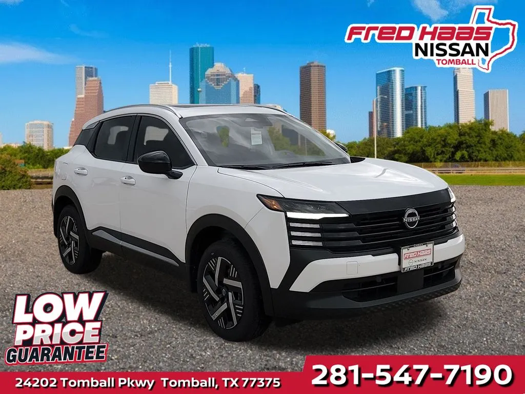 White 2026 Nissan Kicks SV for sale in Tomball, TX