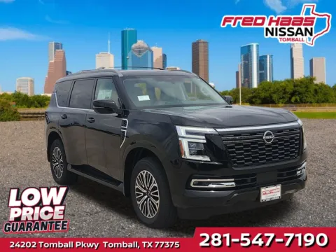 Black 2026 Nissan Armada Platinum 4WD for sale in Tomball, TX