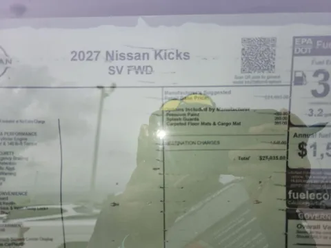 Photos of 2027 Nissan Kicks SV for sale in Tomball, TX at Fred Haas Nissan
