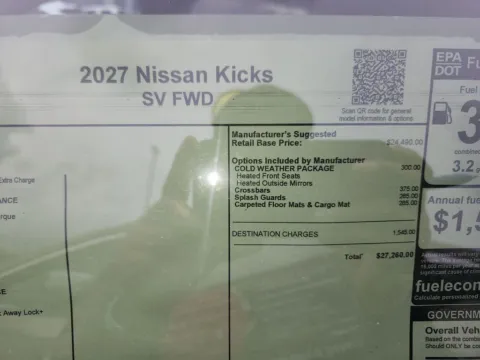 Photos of 2027 Nissan Kicks SV for sale in Tomball, TX at Fred Haas Nissan