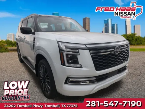 Black 2026 Nissan Armada Platinum Reserve 4WD for sale in Tomball, TX