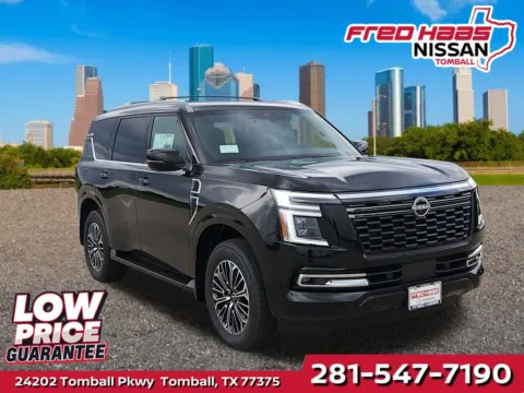 Black 2026 Nissan Armada Platinum 4WD for sale in Tomball, TX