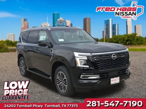 Black 2026 Nissan Armada Platinum 4WD for sale in Tomball, TX