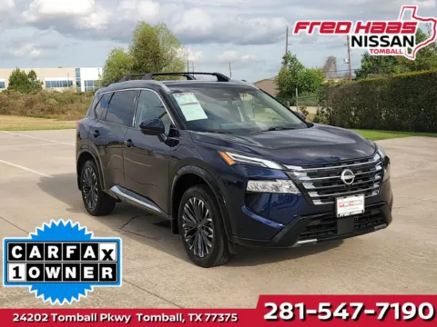 Blue 2026 Nissan Rogue Platinum Premium Package for sale in Tomball, TX